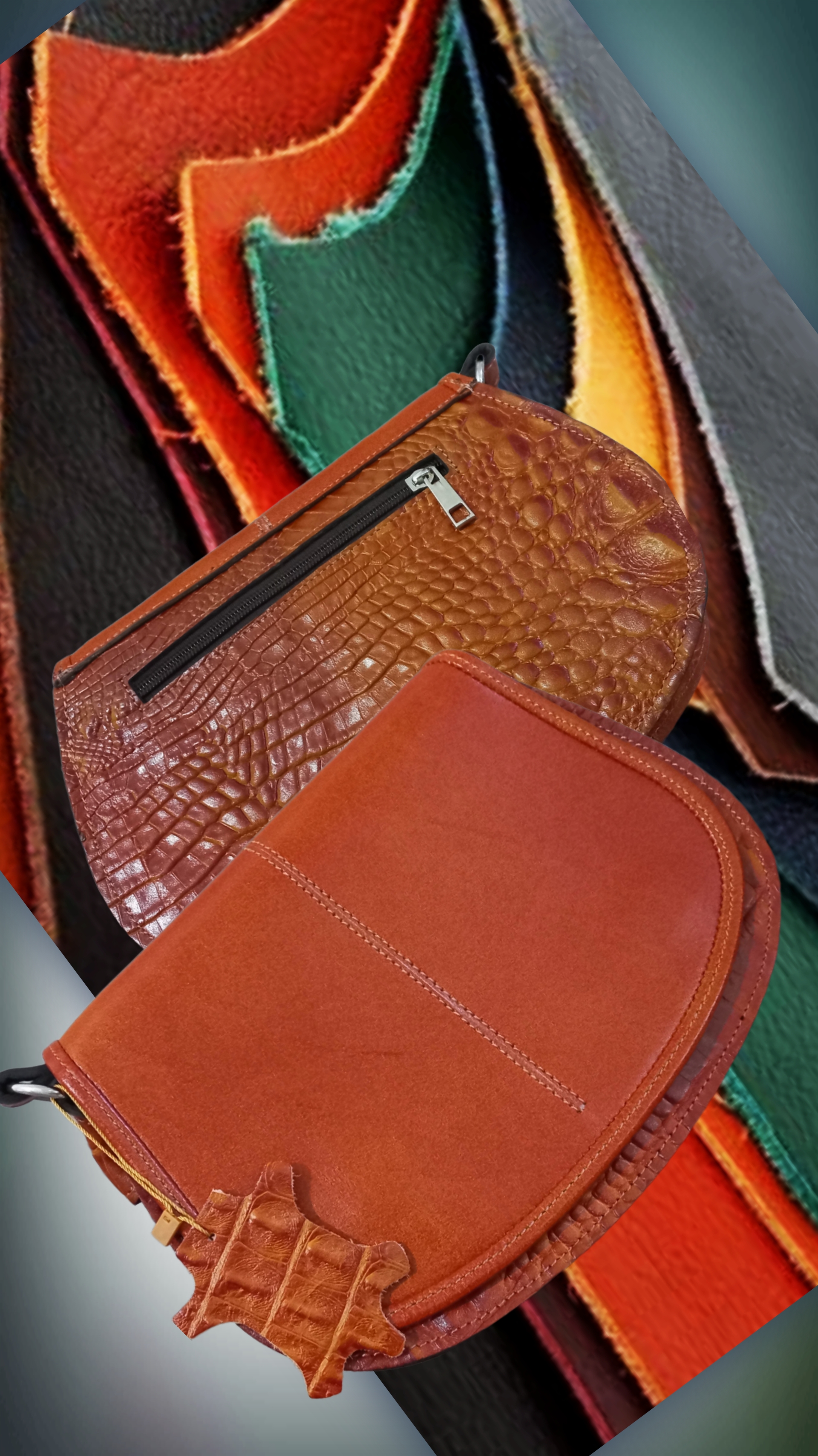 کیف چرم طبیعی مدل نیک